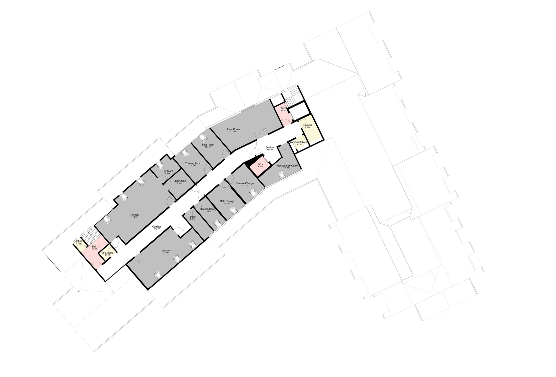 Proposed Roof Space | BOH | GIA 410m2